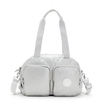 Kipling Cool Defea Metallic Schoudertassen Zilver | België 1818MQ